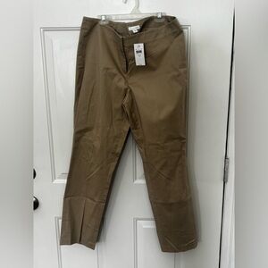 Women’s new with tag J Jill ankle pants size 12 cashew